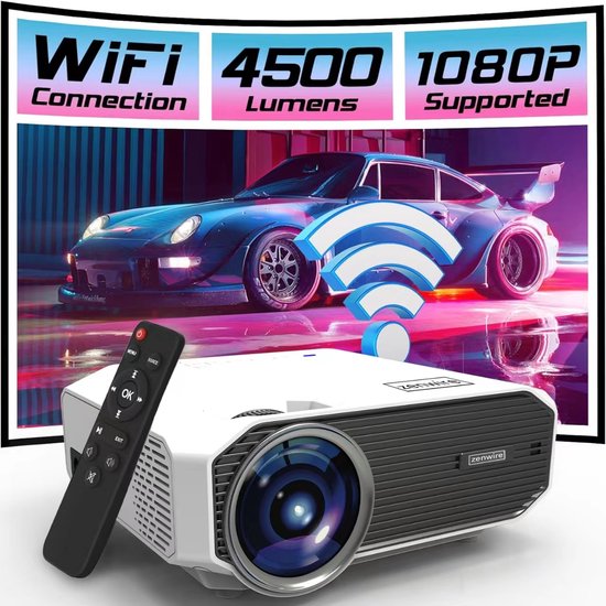 Bemaer Zenwire E450S Mini Beamer Full HD