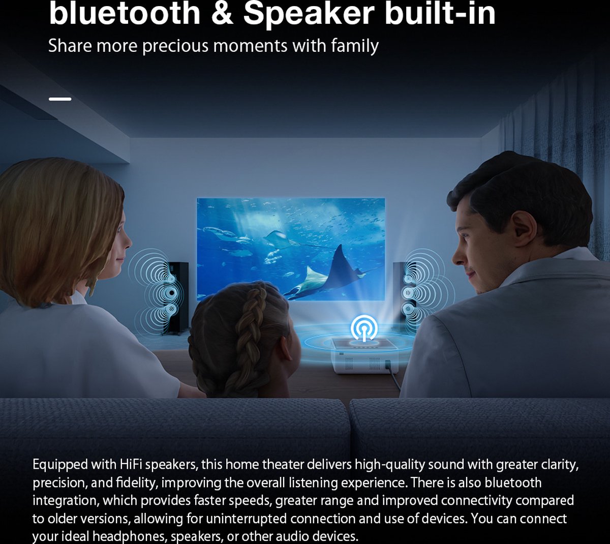 BlitzWolf FHD Mini Draagbare Projector