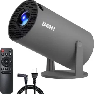 BMN Premium Mini Beamer 2025 Editie - Draagbare Projector - Grijs