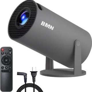 BMN Premium Mini Beamer 2025 Editie - Draagbare Projector - Grijs