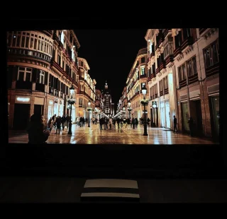 Bodemprojectiescherm ALR/CLR Motorisch Vloerscherm 8K/4K UHD 178° Grijs