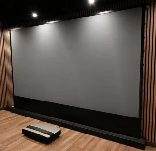 Bodemprojectiescherm ALR/CLR Motorisch Vloerscherm 8K/4K UHD 178° Grijs