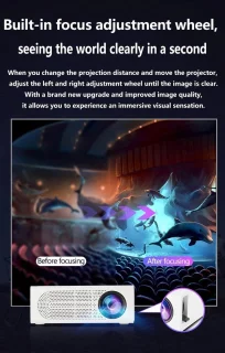 Botec Mini Draagbare Projector
