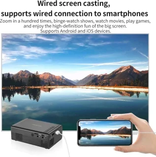 Botec Mini Draagbare Projector