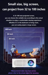 Botec Mini Draagbare Projector