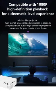 Botec Mini Draagbare Projector