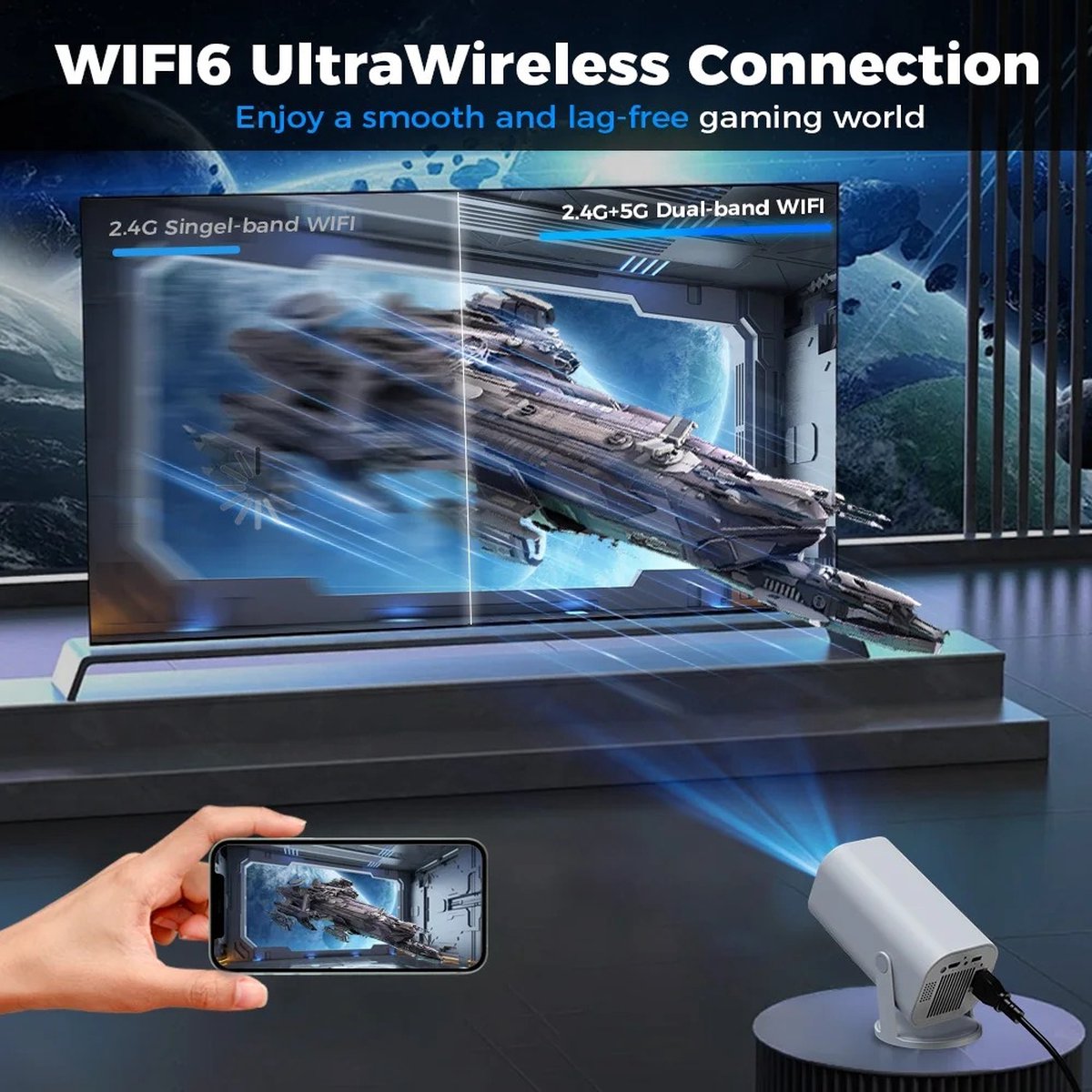 By Barkhuis Mini 4K Projector