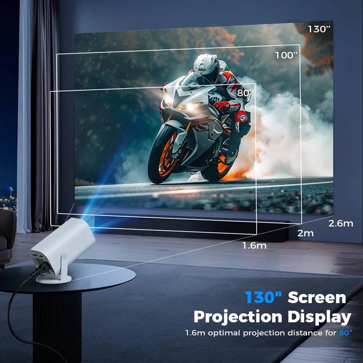 By Barkhuis Mini 4K Projector