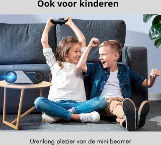 BYINTEK Mini Beamer Smartphone Zwart