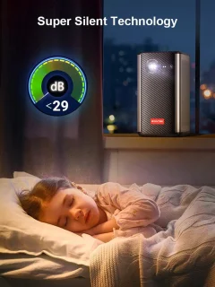 Byintek P70 - Mini Beamer - Zwart