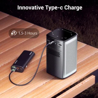 Byintek P70 - Mini Beamer - Zwart