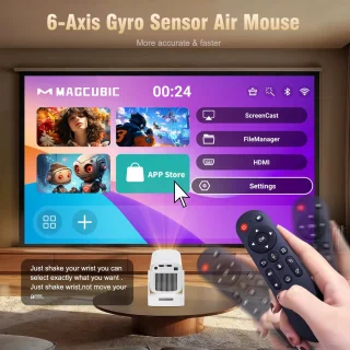 Cahaya Nova Mini Beamer 4K Android 12.0