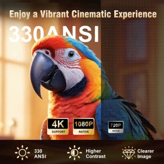 Cahaya Nova Mini Beamer 4K Android 12.0