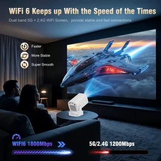 Cahaya Nova Mini Beamer 4K Android 12.0