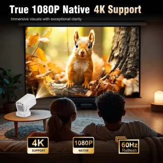 Cahaya Nova Mini Beamer 4K Android 12.0