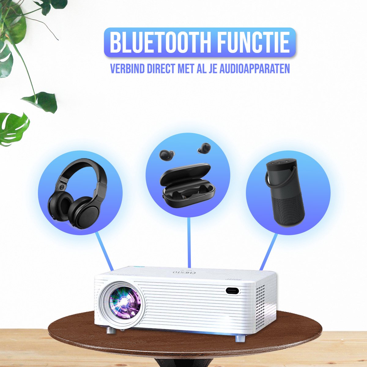 Chesto Beamer FULL HD 10.000 Lumen wifi
