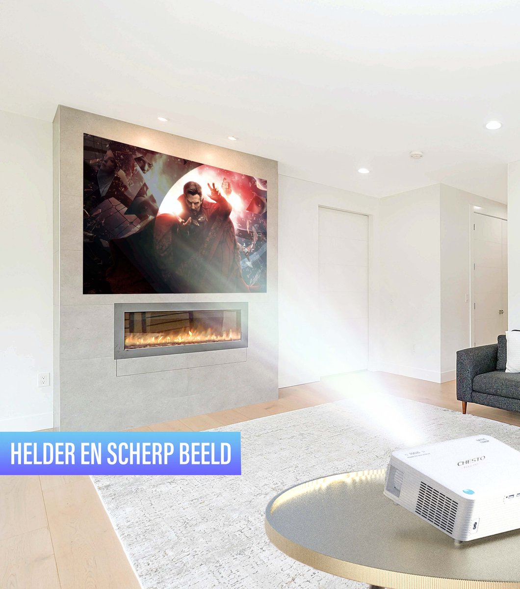 Chesto Beamer FULL HD 10.000 Lumen wifi