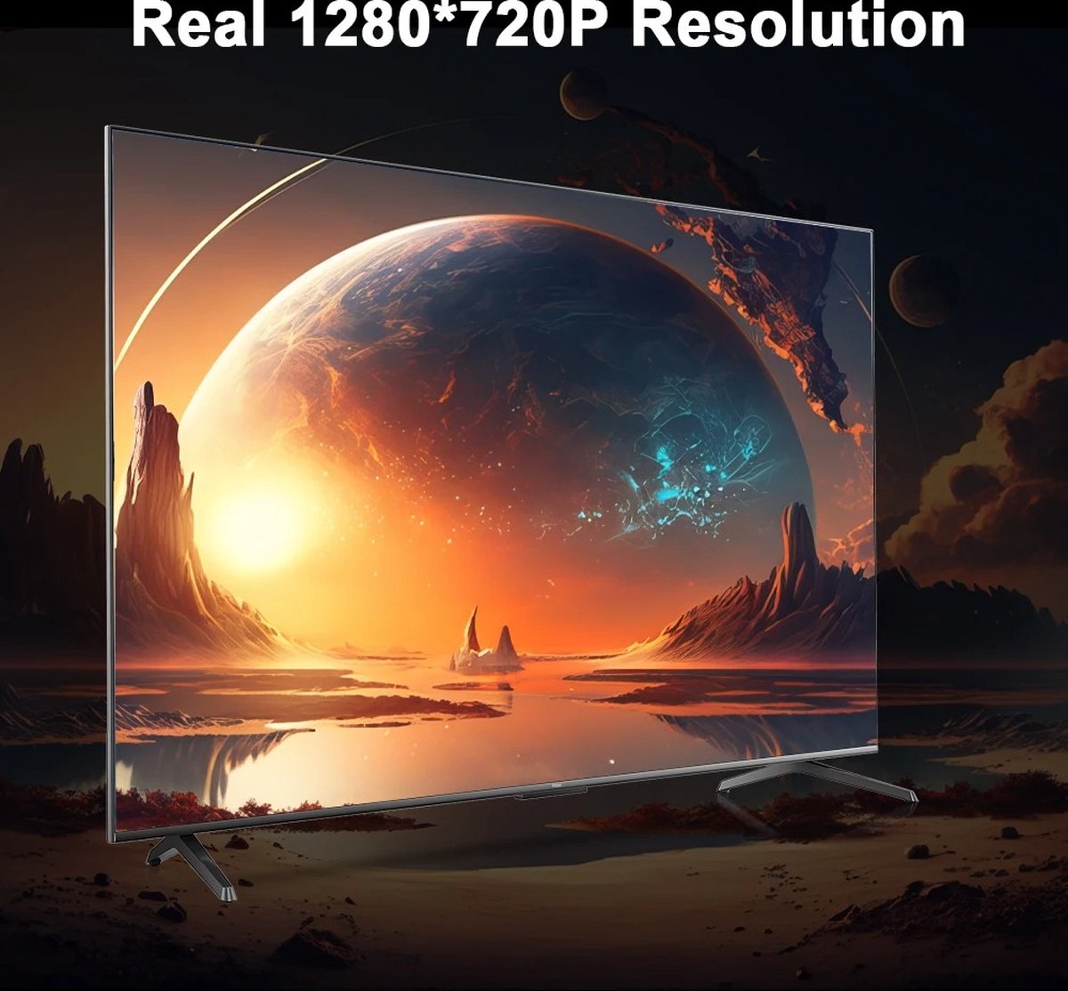 Collox Mini Beamer 4K Android 11 Grijs