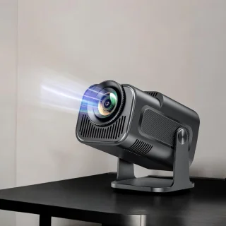 Compacte Zwarte Beamer Android 11.0 720p 4K Bluetooth WIFI USB