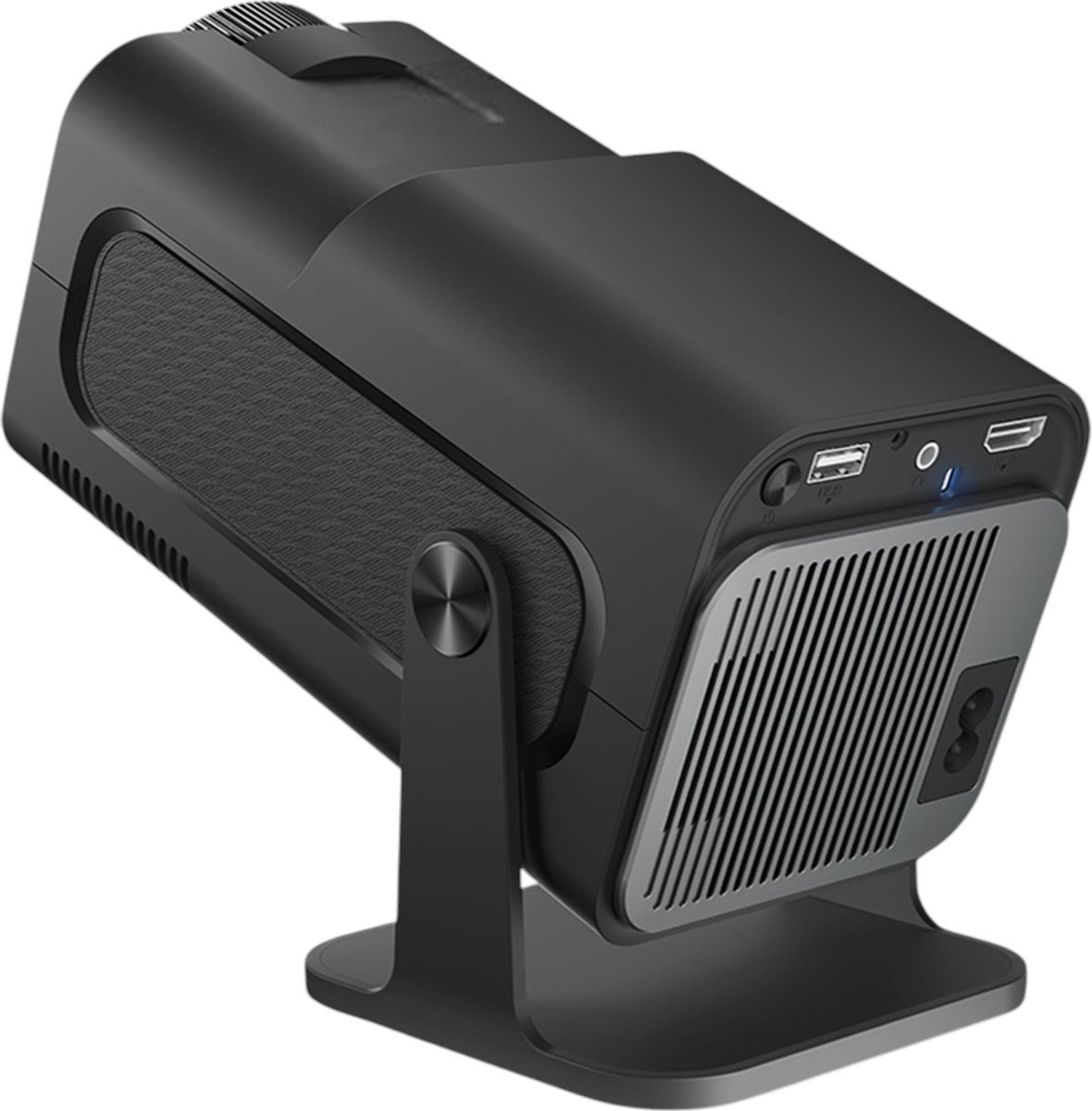 Compacte Zwarte Beamer Android 11.0 720p 4K Bluetooth WIFI USB