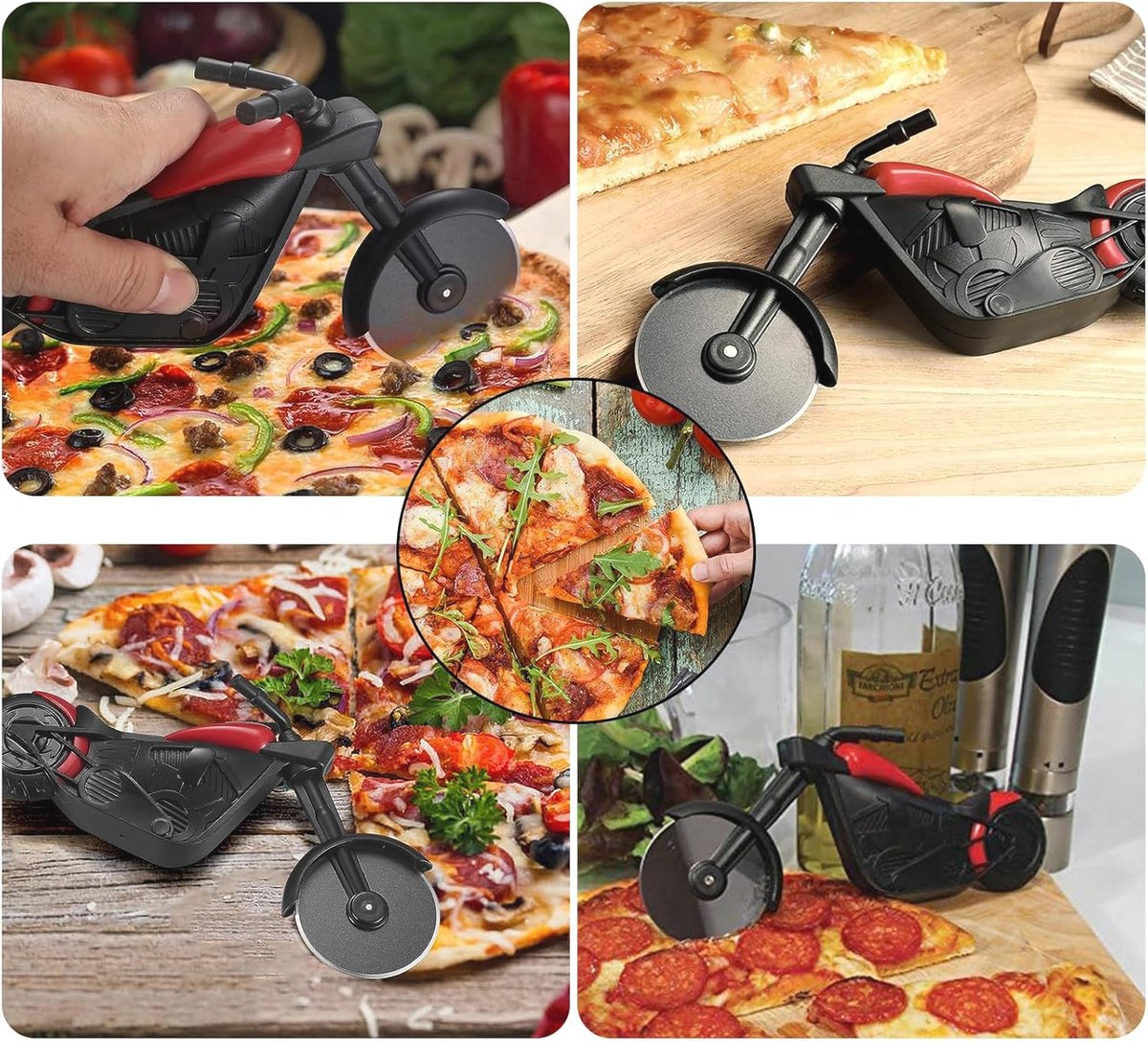 Creatief Roestvrij Staal Pizzasnijder