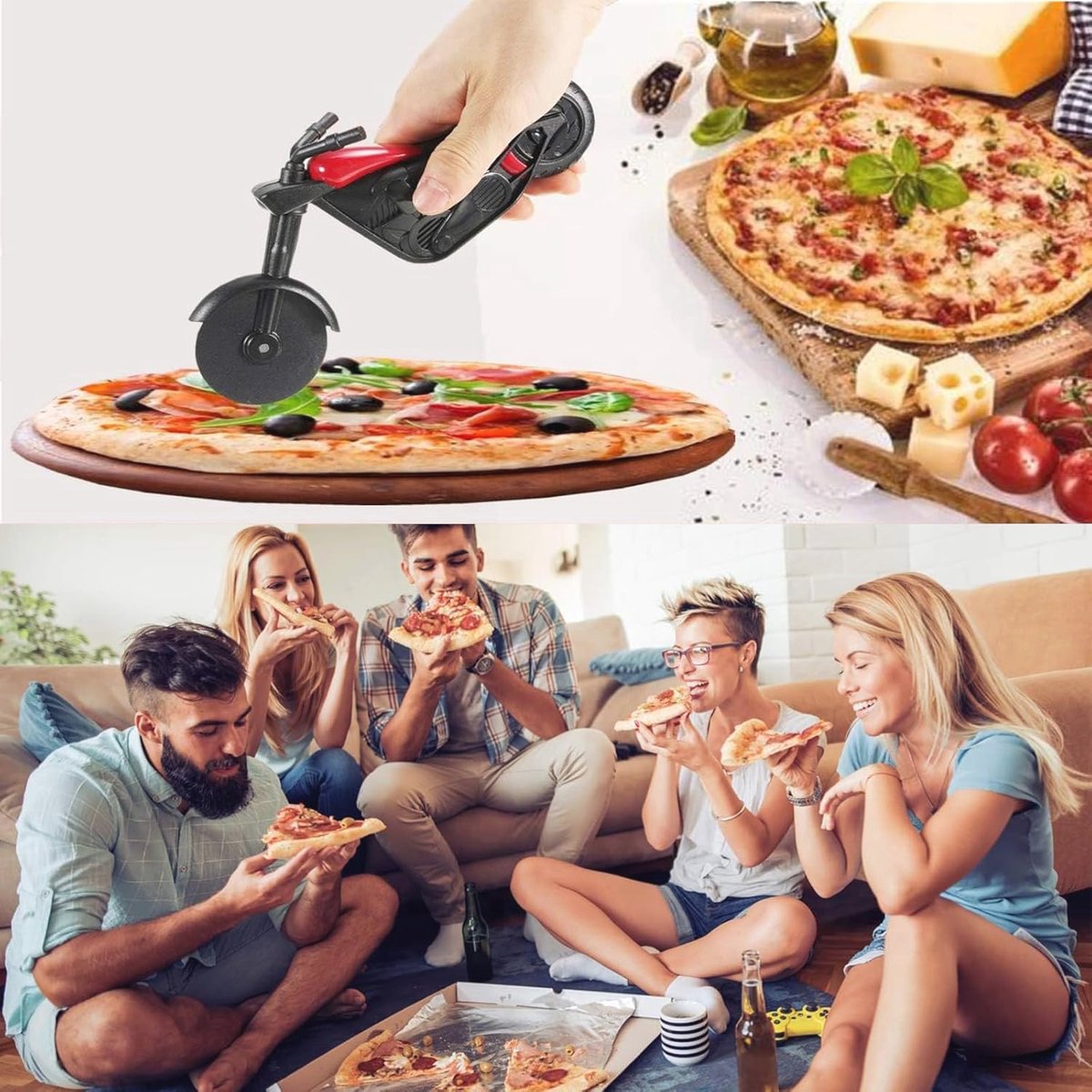 Creatief Roestvrij Staal Pizzasnijder
