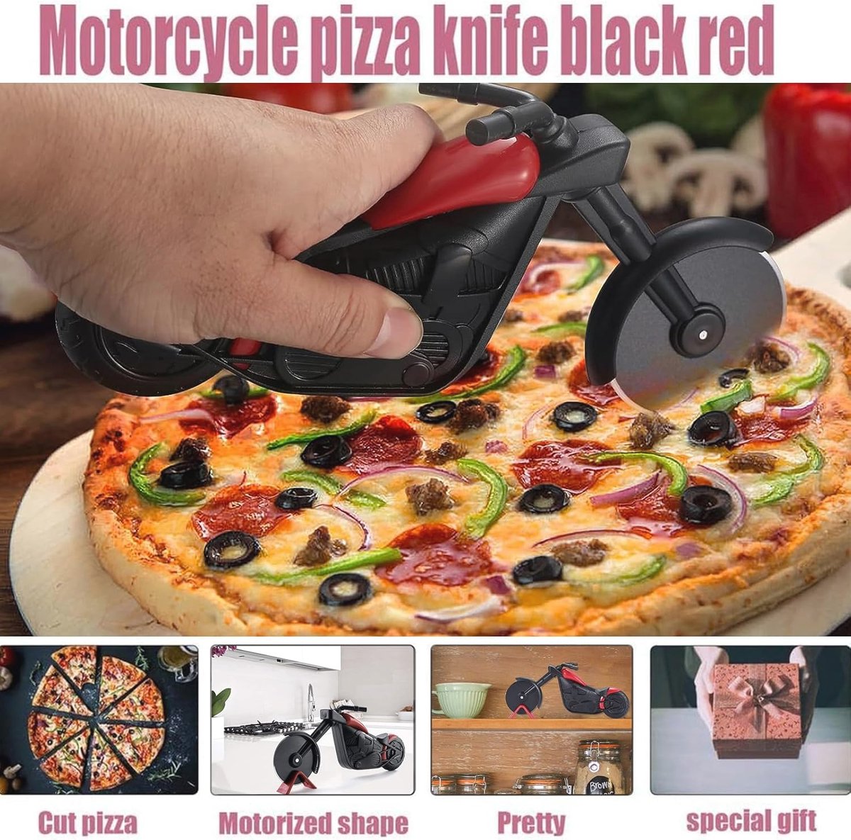 Creatief Roestvrij Staal Pizzasnijder