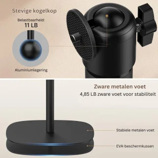 CRLYN Beamer Statief Zwart