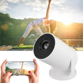 Dailygoods mini projector met wifi en bluetooth, 1080p hd