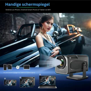 DailySupplies® Mini Beamer - Mini Projector Zwart