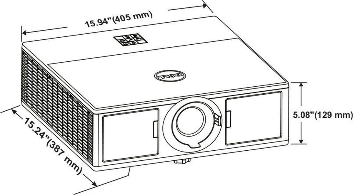 Dell 7760 DLP projector 1080p
