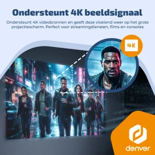 Wat vinden we goed aan de Denver PR4300 Beamer