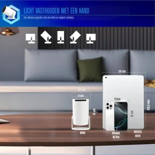 DnA® Mini Beamer - Wit