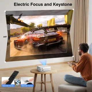 Draagbare 4K Beamer Bluetooth 5G Wifi HDMI USB