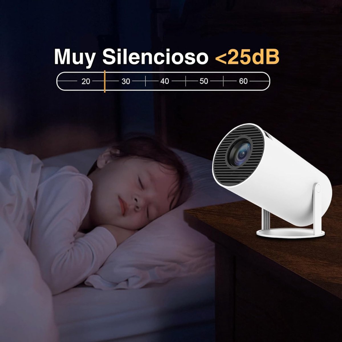 Draagbare 4K Mini Smart Projector Bluetooth