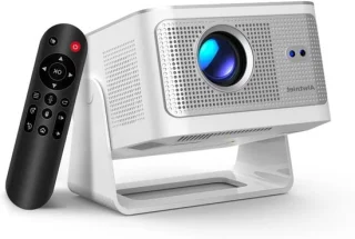Draagbare beamer - mini-projector - wit