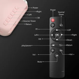 Draagbare LED-videoprojector