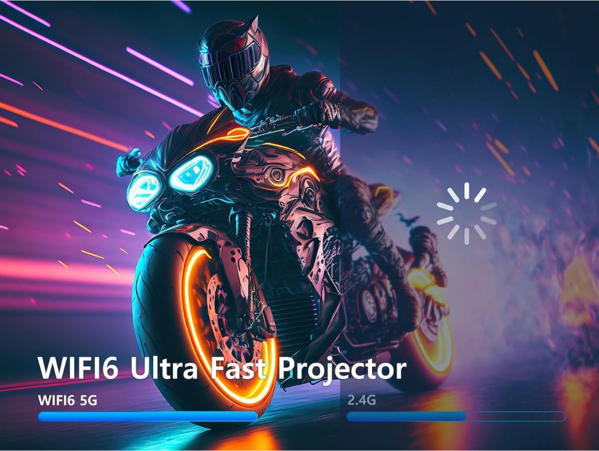 Draagbare Mini 4K Smart Projector Bluetooth