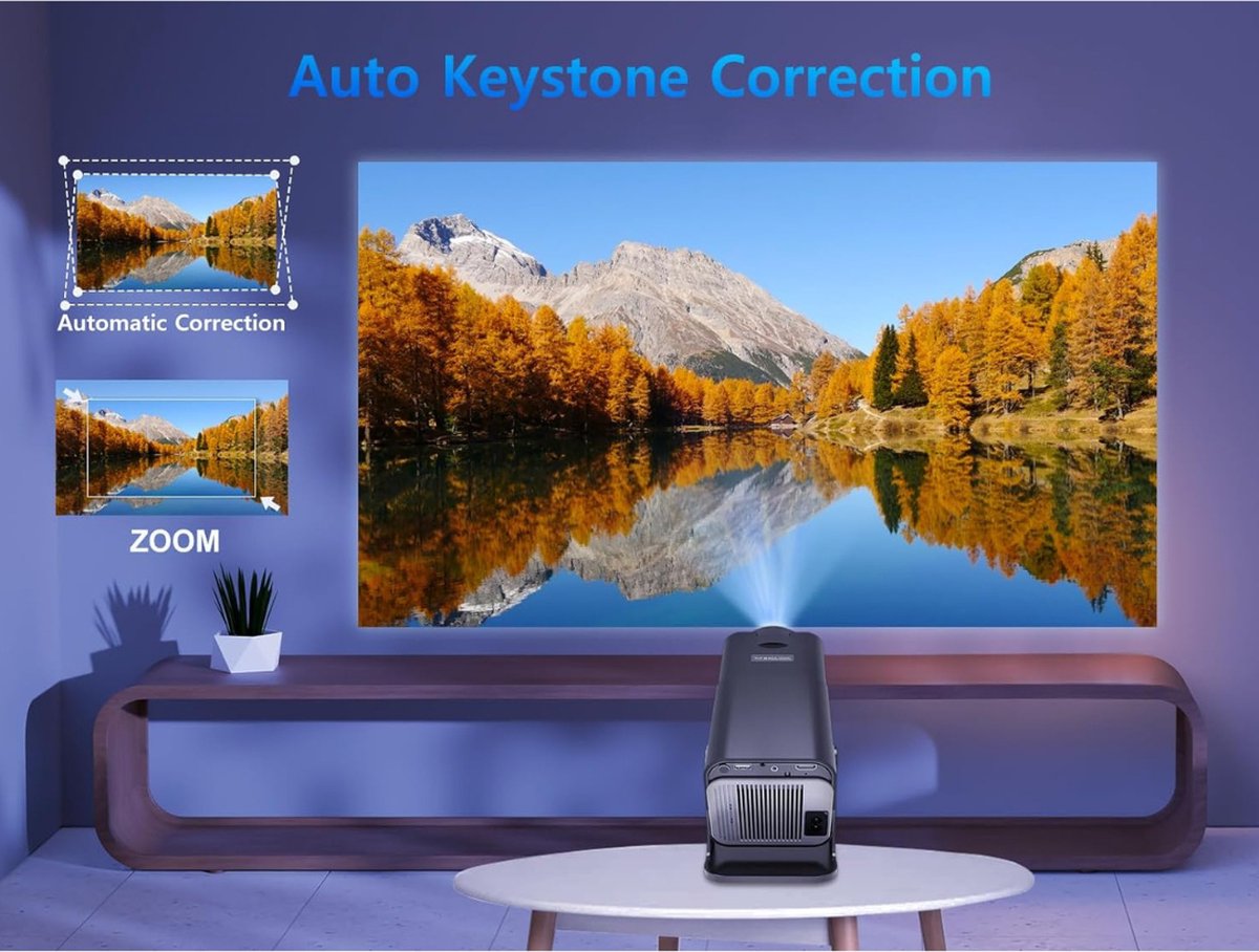 Draagbare Mini 4K Smart Projector Bluetooth