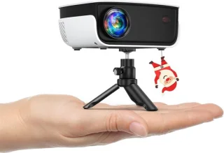 Draagbare thuisbioscoop videobeamer