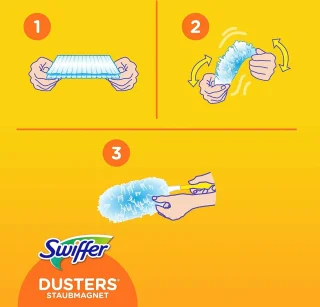 Duster Plumeauset - 3 stuks