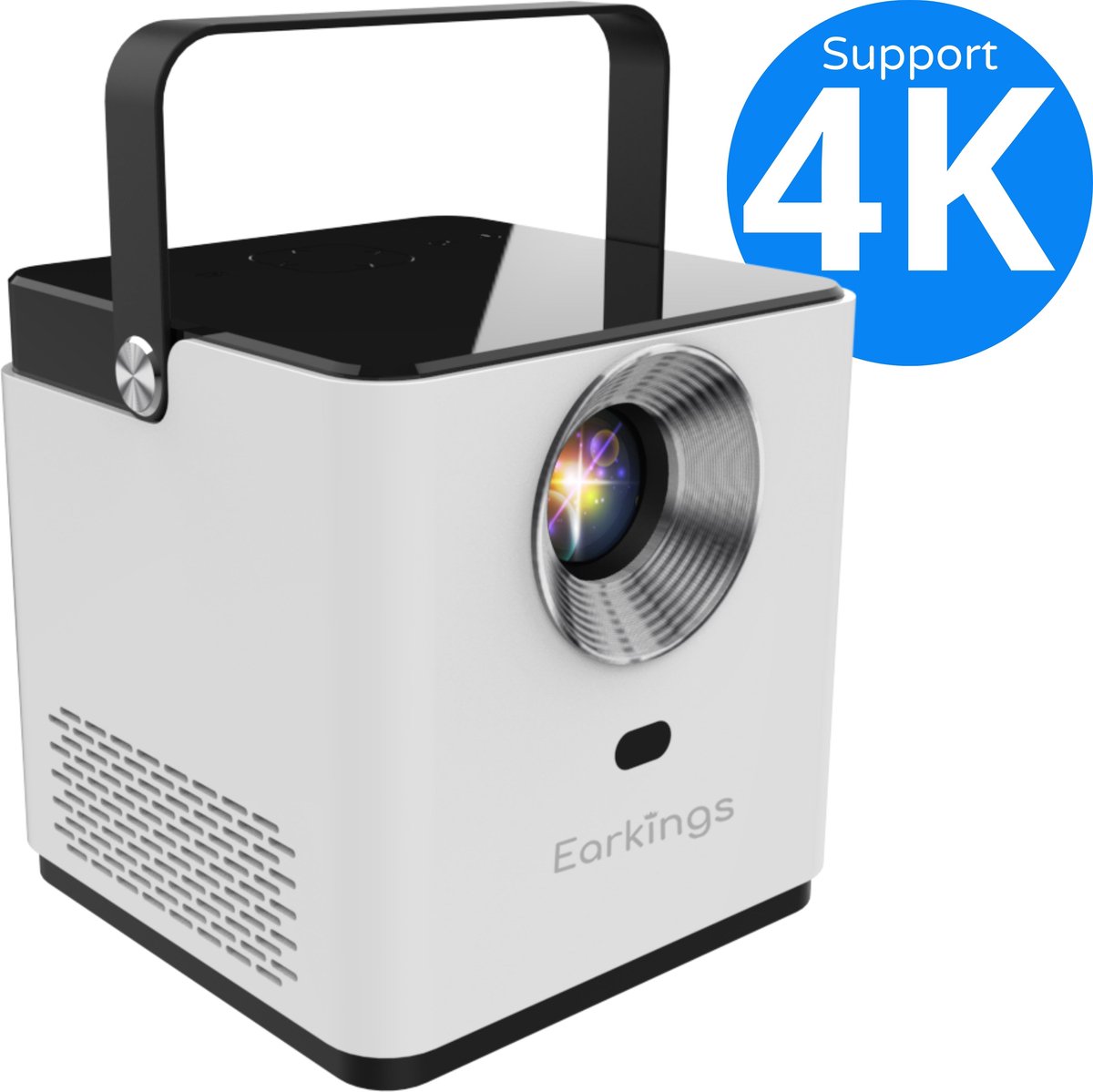 Earkings 4K Mini Beamer Projector Wit