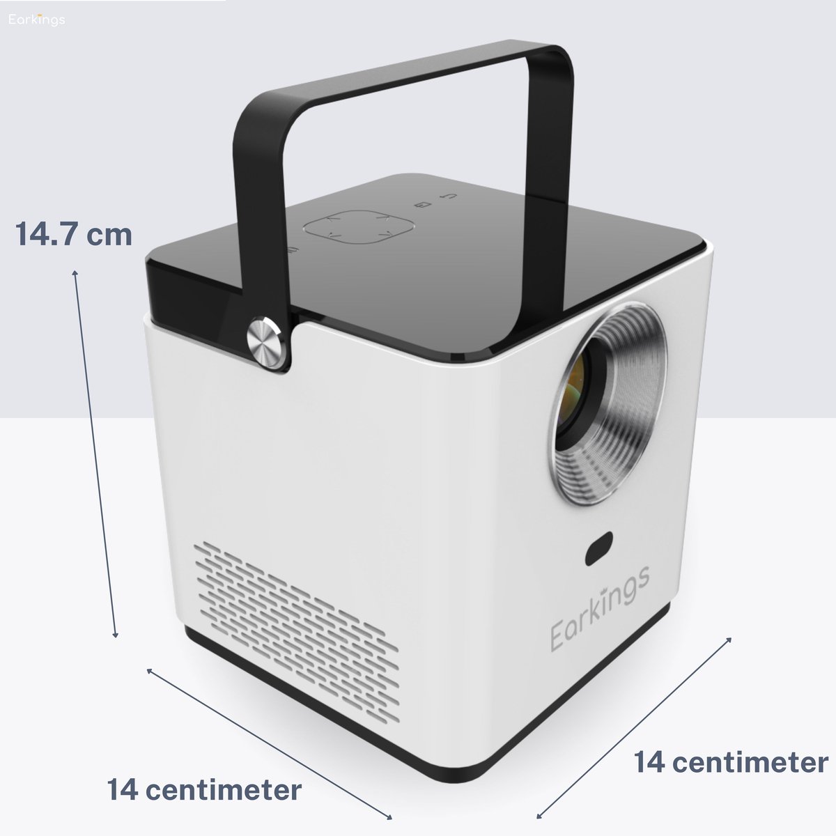 Earkings 4K Mini Beamer Projector Wit