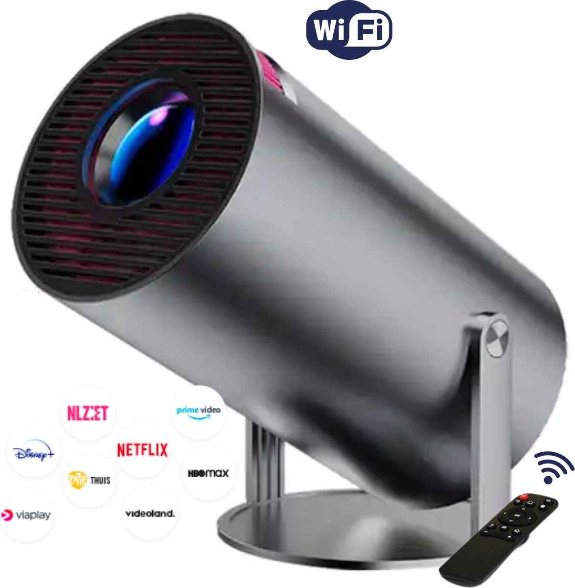 EK F1 Mini projector met 84 inch doek zwart