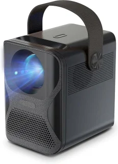 ELEMENTKEY BEAM LITE ® + Gyro Air Mouse WiFi Full HD Mini Projector Zwart