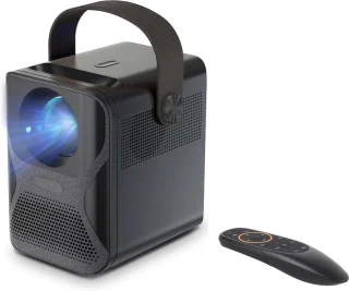 ELEMENTKEY BEAM LITE ® + Gyro Air Mouse WiFi Full HD Mini Projector Zwart