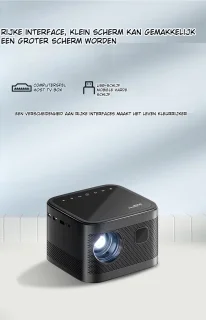 Elementkey BEAM21 Android 9.0 Full HD Projector Donker Grijs