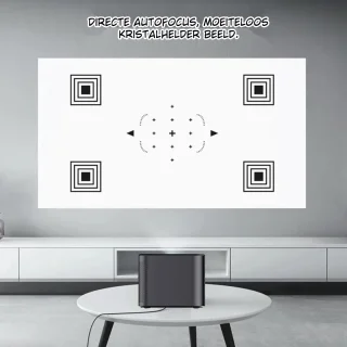 Elementkey BEAM21 Android 9.0 Full HD Projector Donker Grijs