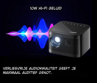 Elementkey BEAM21 Android 9.0 Full HD Projector Donker Grijs