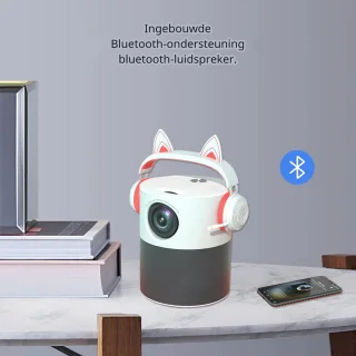 ELEMENTKEY BEAM6 Full HD WiFi Beamer Android 9.0 Wit/Grijs